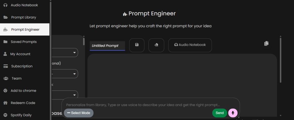 Prompt engineer tool